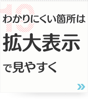 19: わかりにくい箇所は拡大表示で見やすく