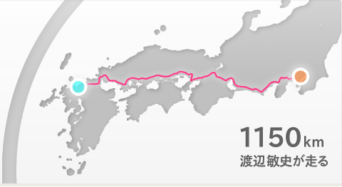 1000kmルートマップ
