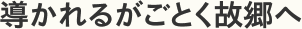 導かれるがごとく故郷へ