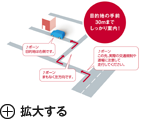 やさしく目的地へ導きます