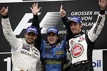 F1 05年ライコネン、アロンソ、シューマッハー兄弟、トゥルーリバトン19台 F1 05年ライコネン、アロンソ、シューマッハー兄弟、トゥルーリ