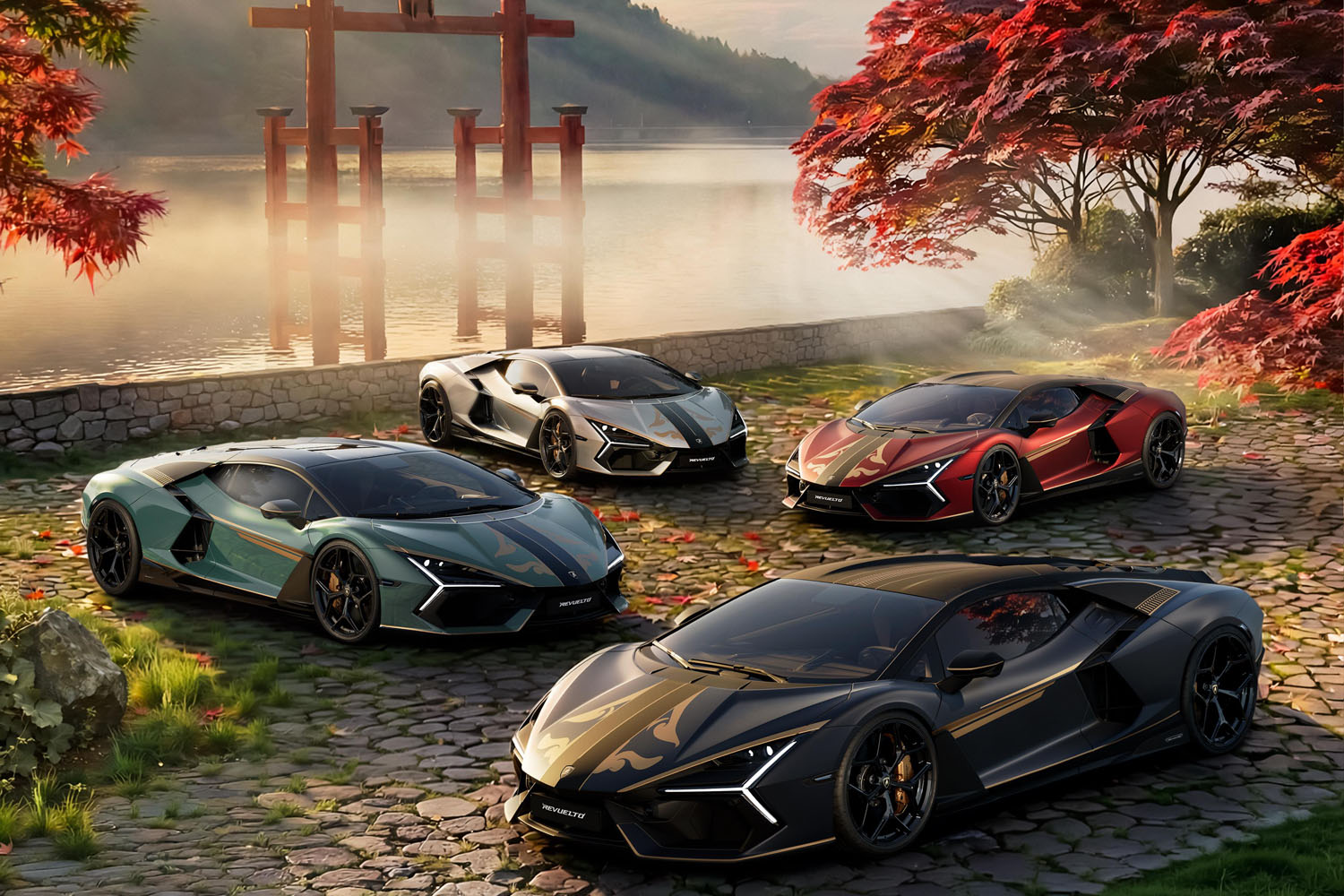 ポーランド代表100周年記念 レヴァンドフスキ インポートLサイズ ランボルギーニが武士道精神に着想を得た日本専用限定車「レヴエルト