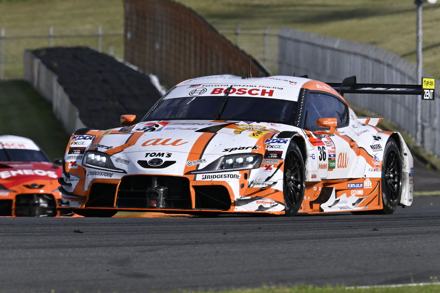 SUPER GT 2026】第2戦富士でNo.36 au TOM'S GR Supra（坪井 翔／山下