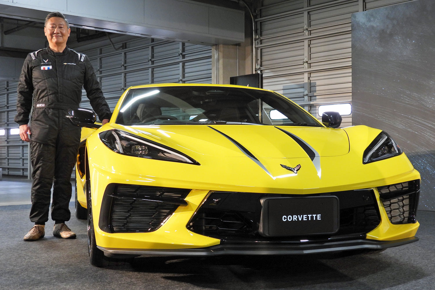 Corvette ボディ Goodwrench イエロー 約30cm Corvette ボディ Goodwrench イエロー 約30cm Corvette ボディ