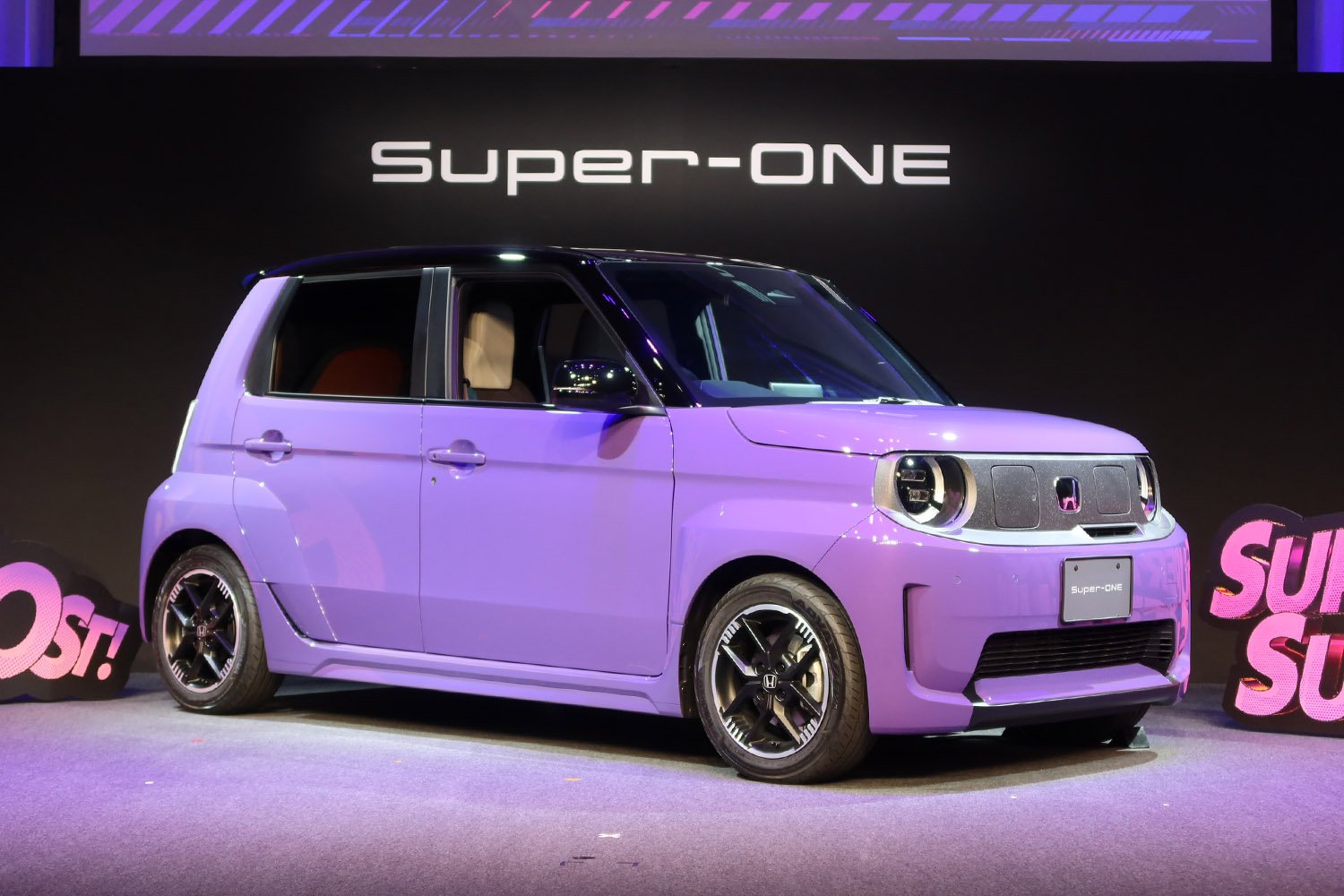 【新品未使用品】HONDA N-ONE 1/18 スケール　パープル　成約特典 ホンダが“走りのコンパクトEV”「スーパーONE」発売 【ニュース】 - webCG