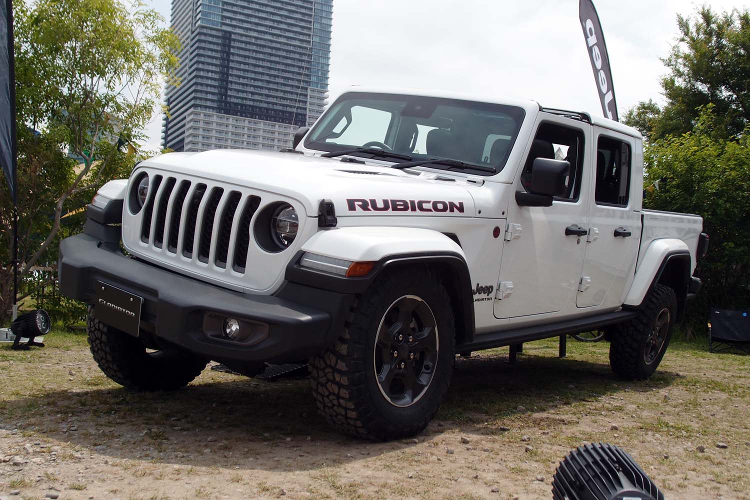 ジープ・グラディエーター試乗会“Jeep Real Grill”の会場から 内装 