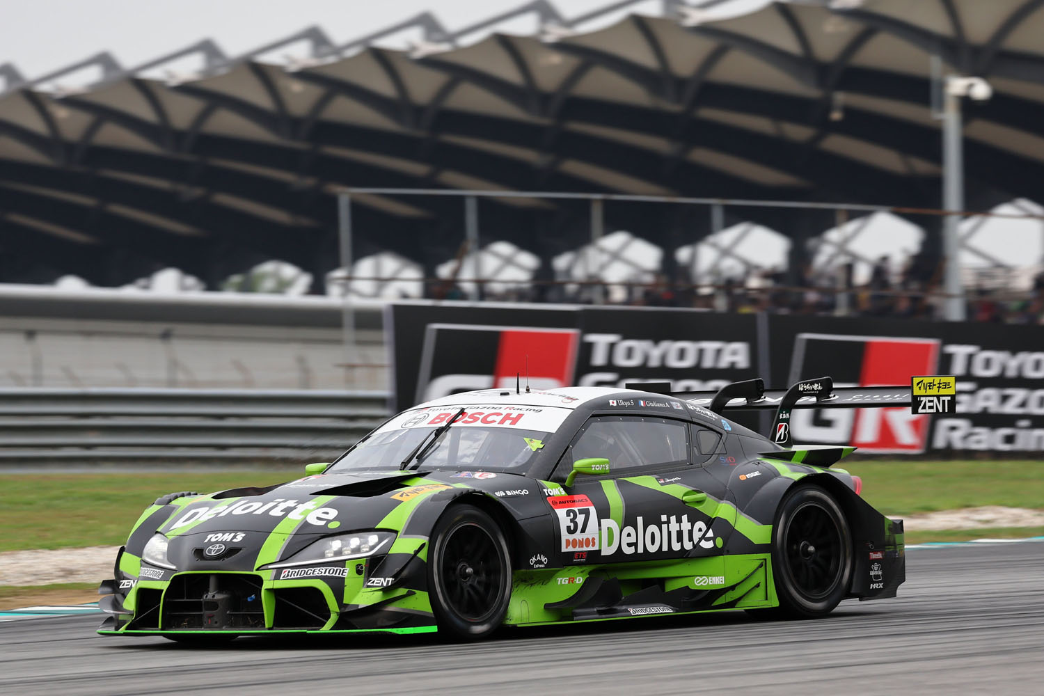 SUPER GT 2025】マレーシア開催の第3戦でNo.37 Deloitte TOM'S GR