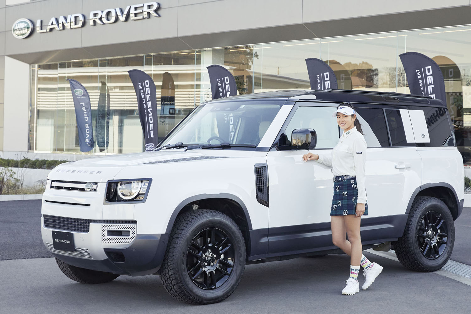 プロゴルファーの原英莉花選手 2021年は新型「ランドローバー