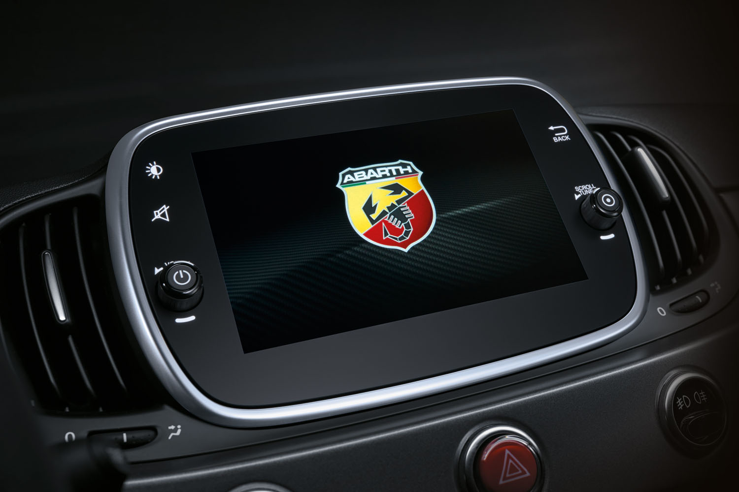 ABARTH アバルト 500 595 純正 オーディオ エアコン吹き出し口 セット 並行輸入品 ジャンク フィアット FIAT 500 アバルト595純正カーオーディオ