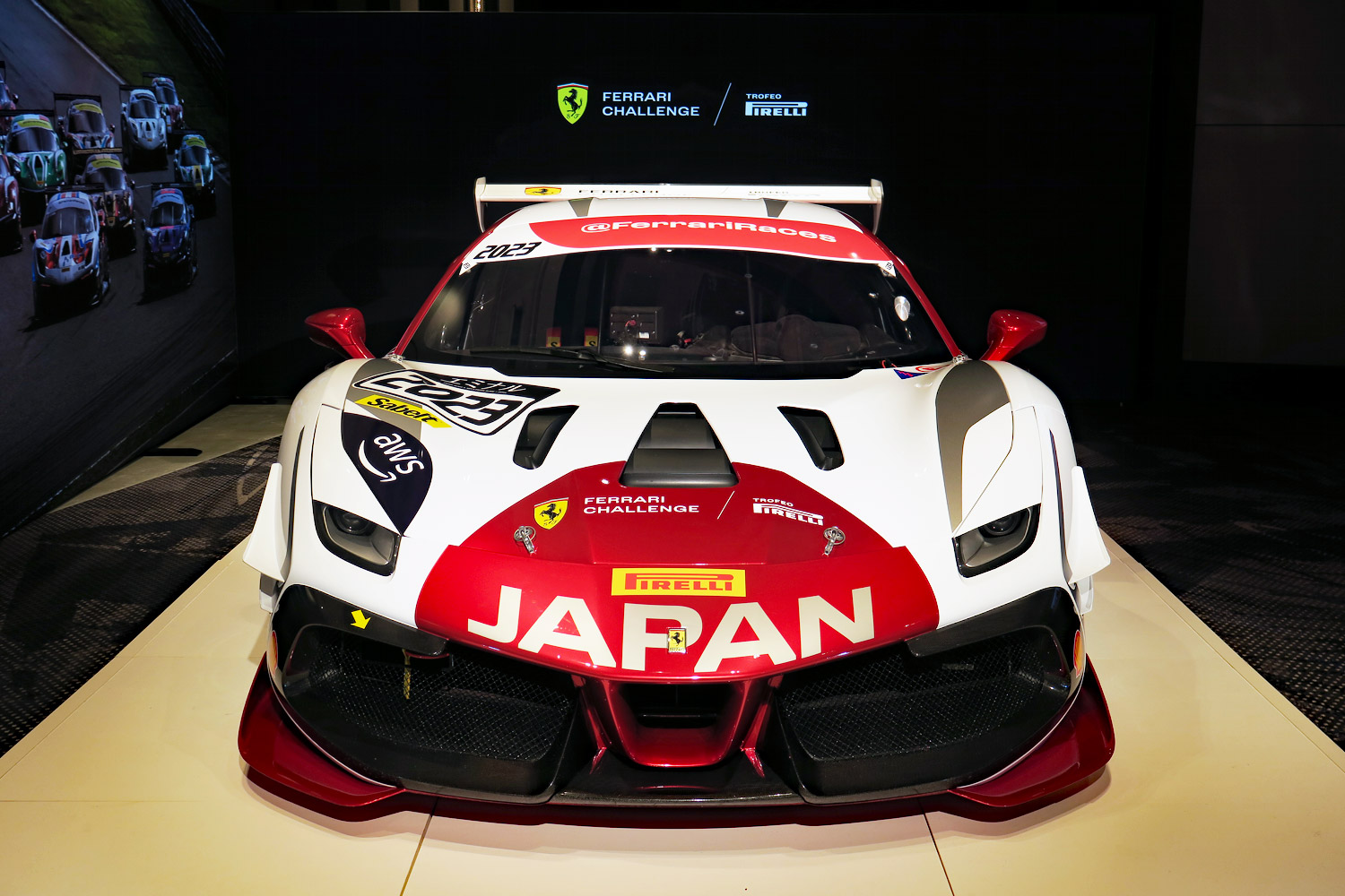 フェラーリ 488 チャレンジエボ EVO リア ウィング