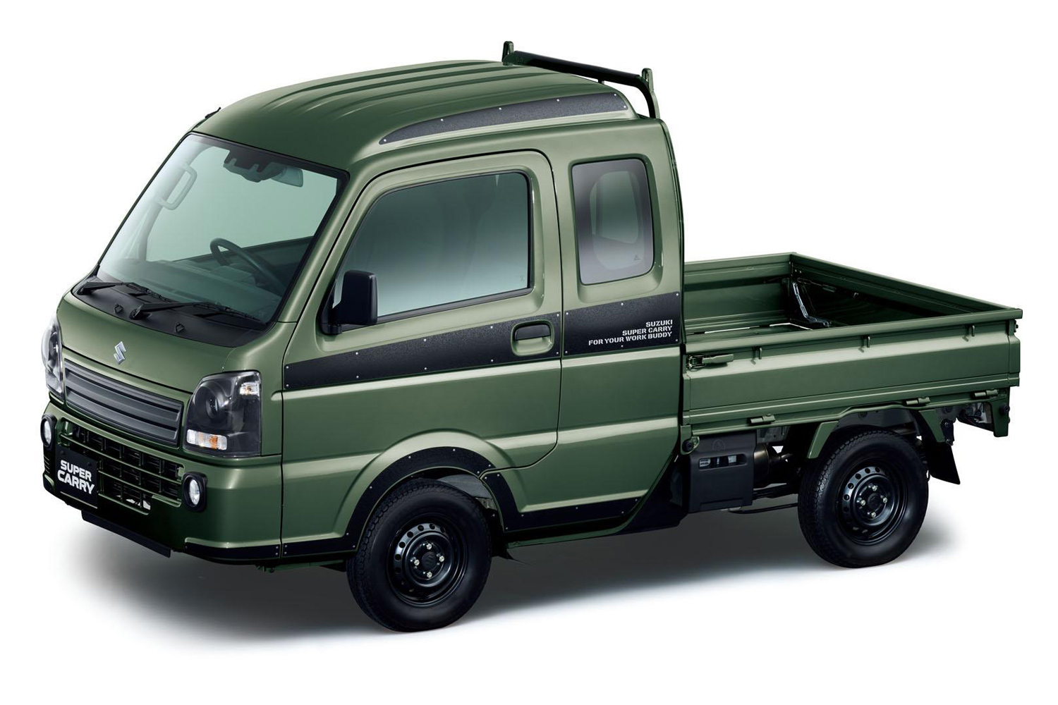 スズキ・スーパーキャリイ」に黒いアクセントが目を引く特別仕様車「X