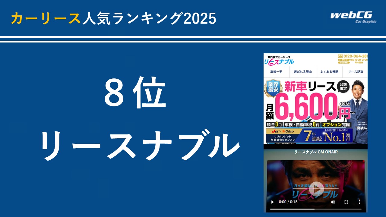 8位:リースナブル