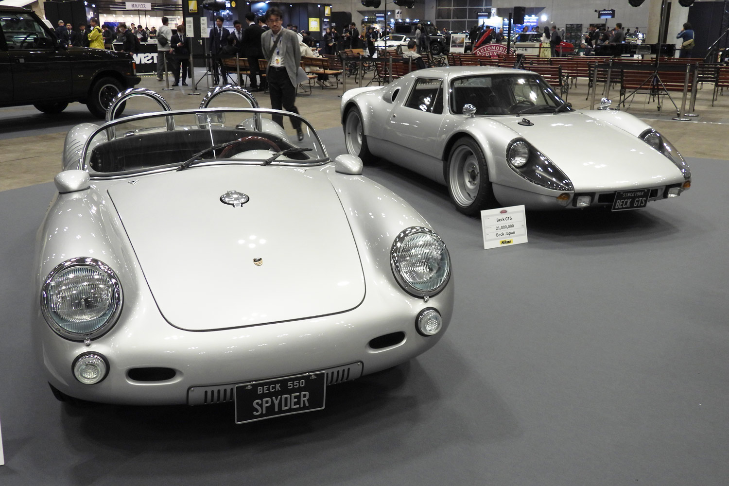 「オートモビル カウンシル2026」の会場から（BECK JAPAN／ITAL-DRIVE classic car＆super car）