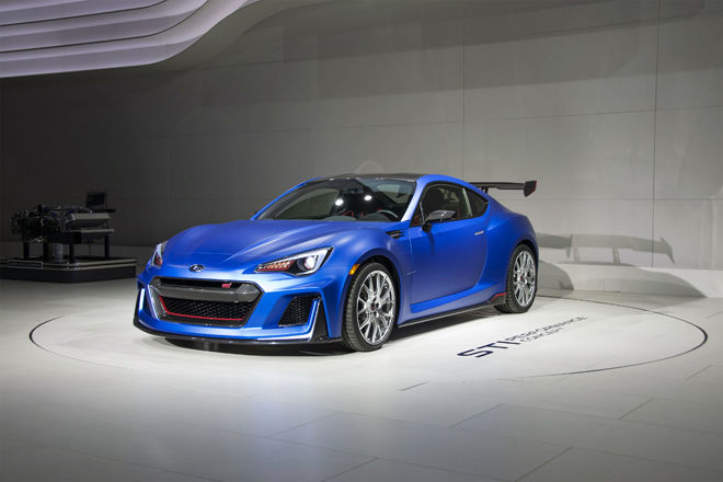 スバル、ターボエンジンを搭載したBRZを発表【ニューヨークショー2015
