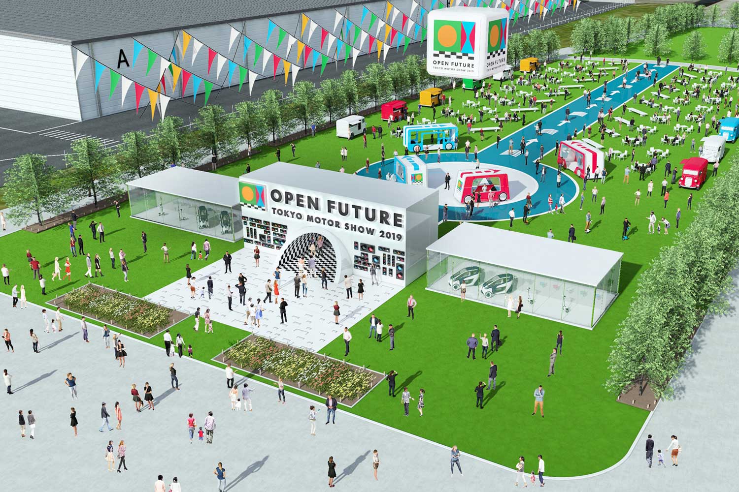 東京モーターショー19 モビリティーの楽しさを体感できる無料エリアを拡大 東京 お台場エリア全体が会場に ニュース Webcg