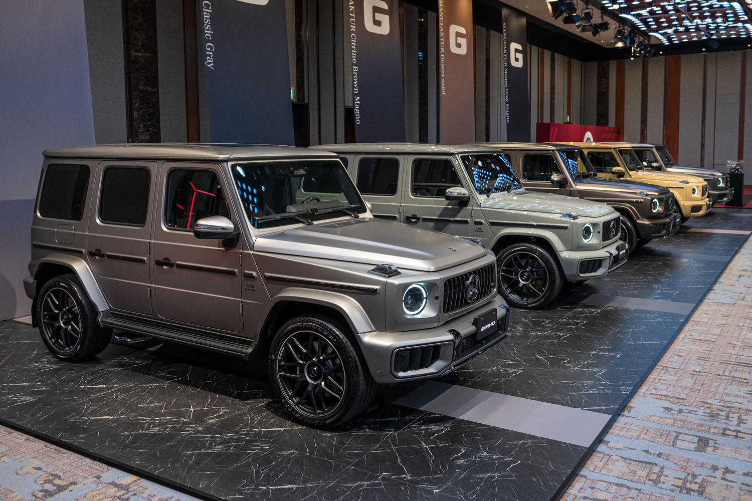 通常は選択できない特別な外装色を設定 「メルセデスAMG G63」の限定車