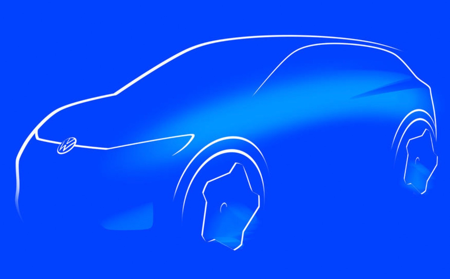 2022年にVWが発表した最小型EVのデジタルスケッチこの時点でID.LIFEとはイメージが変更に