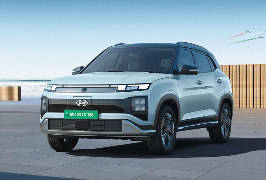 ヒョンデが航続距離473kmの新型電動SUV「クレタ エレクトリック」をインドで発表