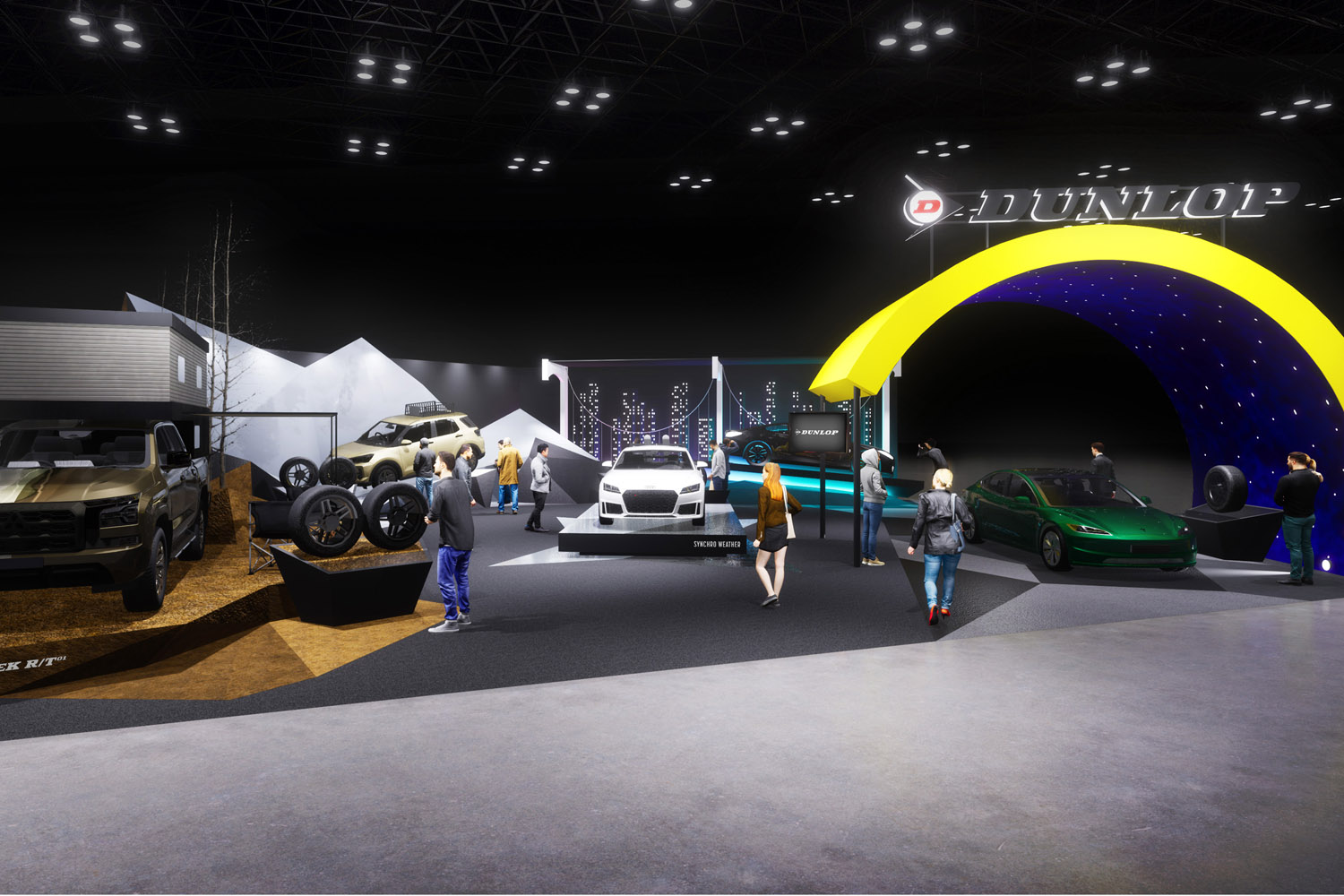 ダンロップが東京オートサロンで2025年に発売の新製品をお披露目【東京