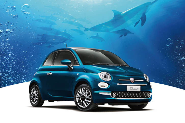 フィアット500 に青い海をイメージした限定車登場 ニュース Webcg
